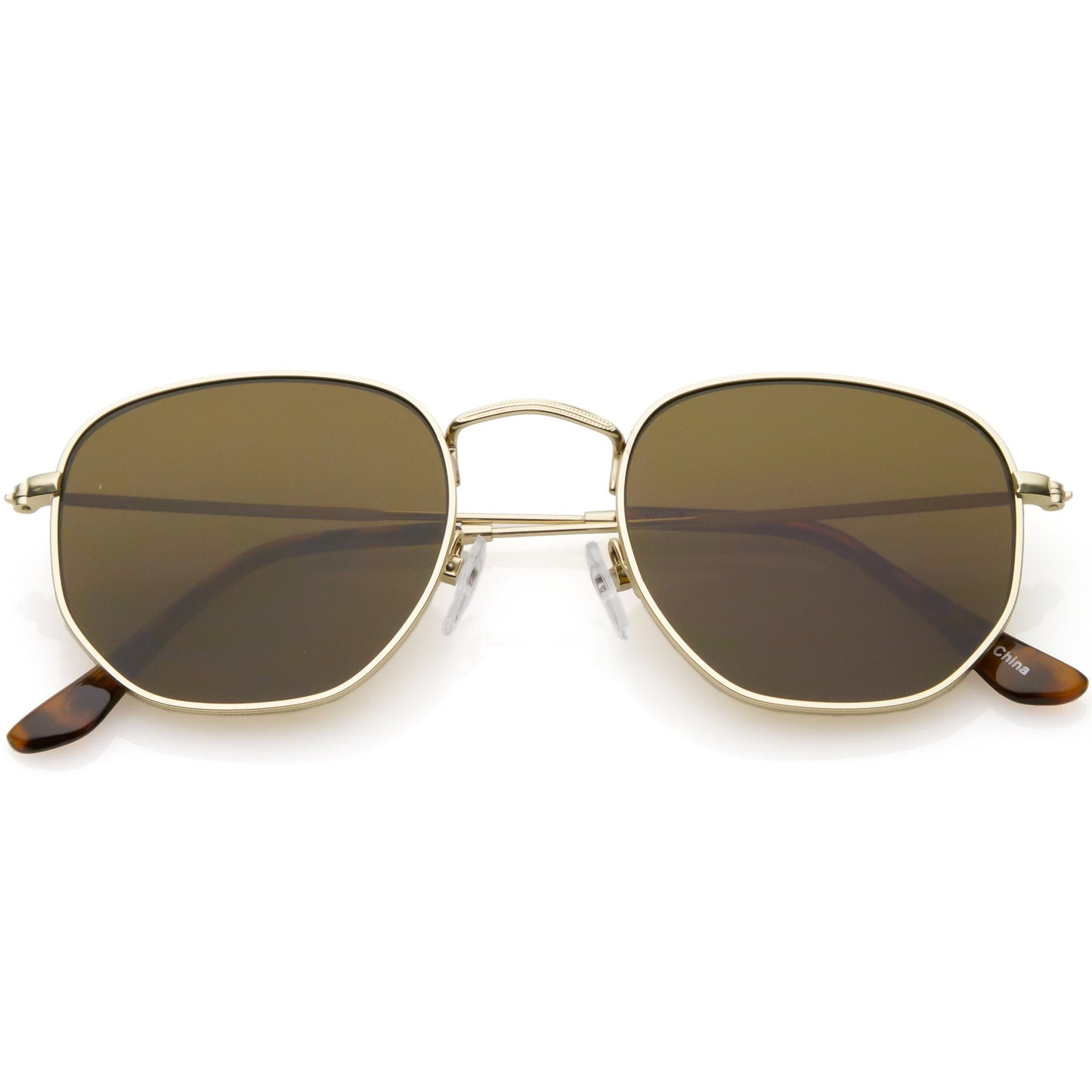 Retro Dapper Indie Modern Flat Geometric Lens Sunglasses C518