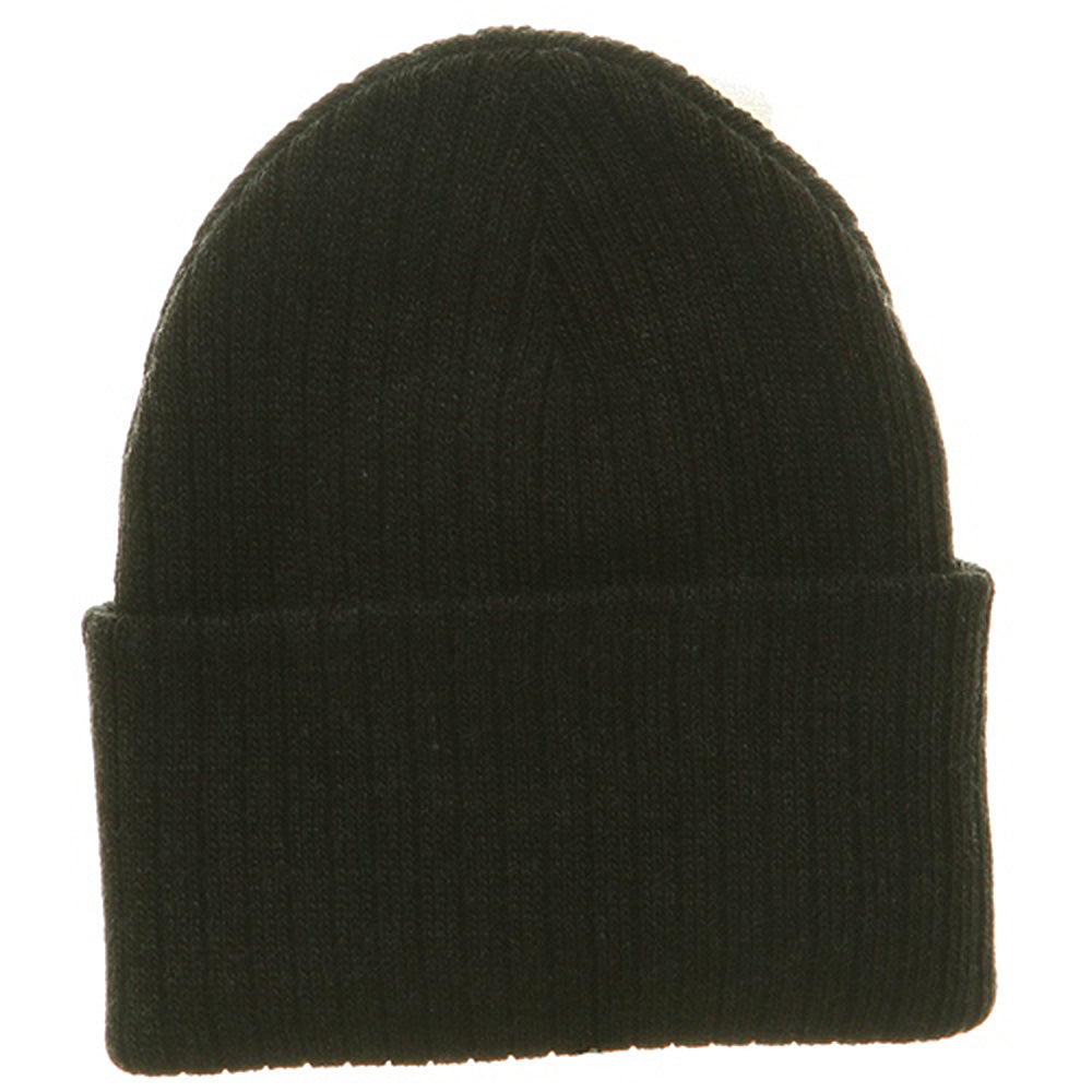 Acrylic Ribbed Cuff Beanie