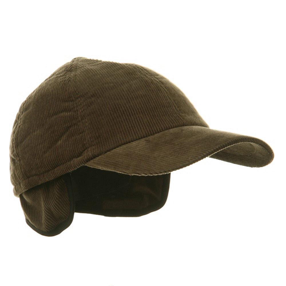 Men's Corduroy Warmer Flap Cap