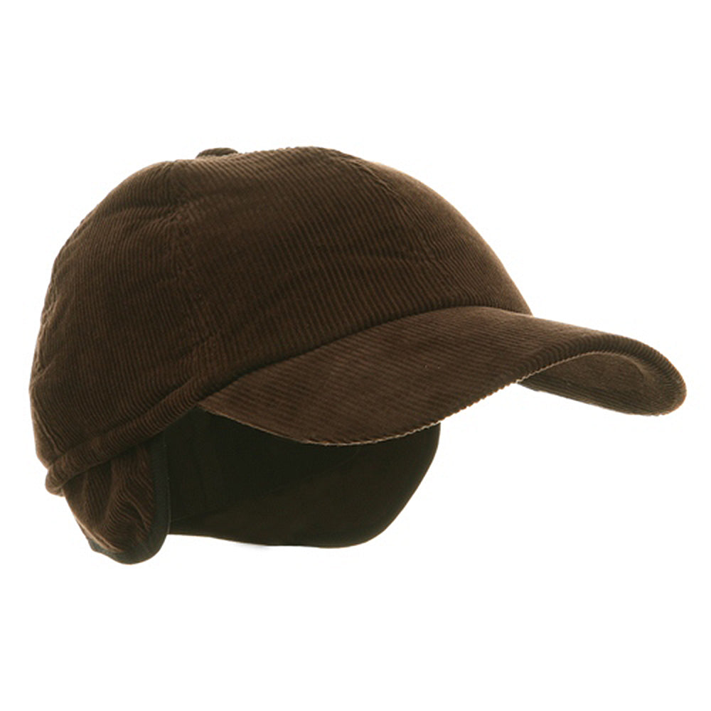 Men's Corduroy Warmer Flap Cap