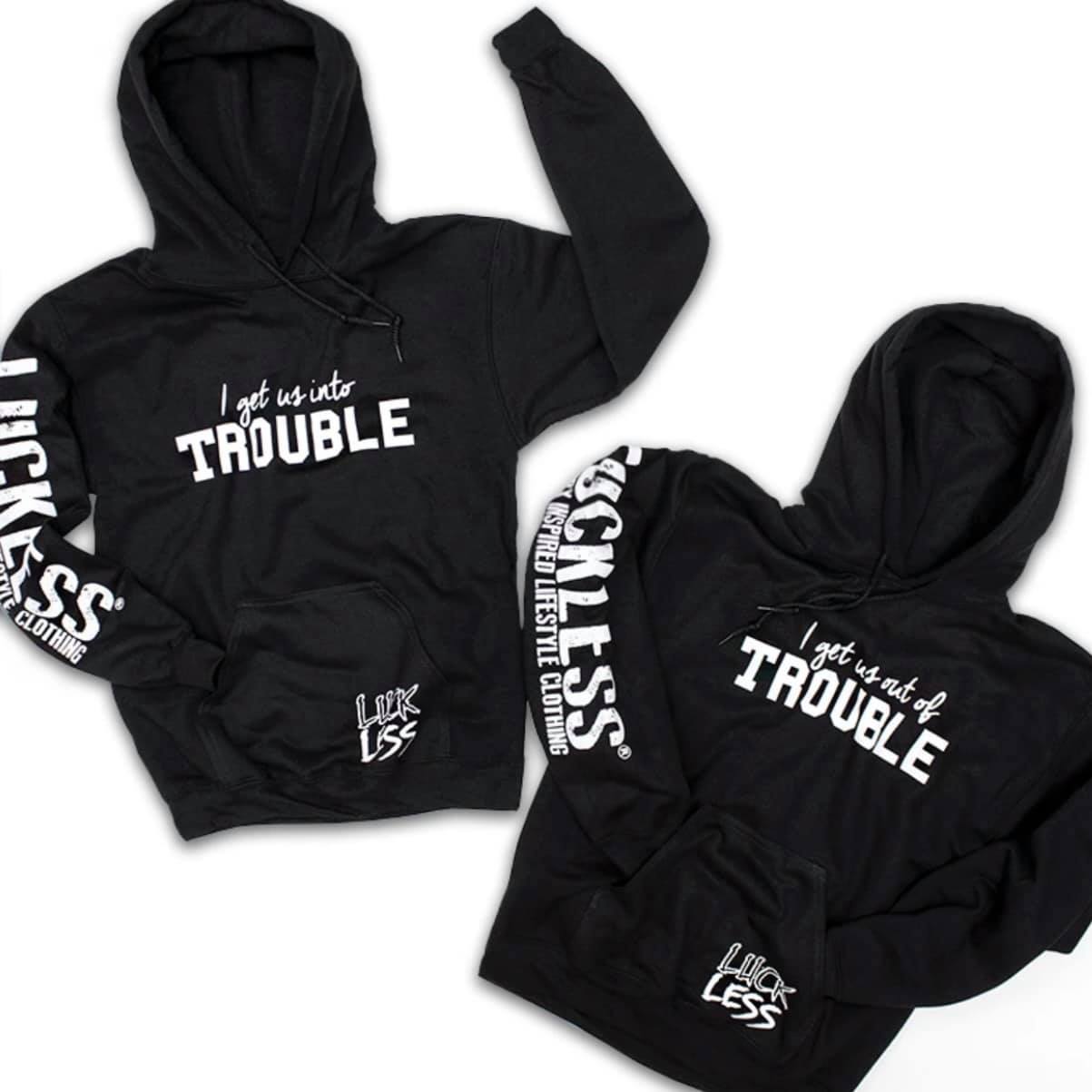 In And Out Of Trouble | Best Friend Hoodies (Set Of 2)