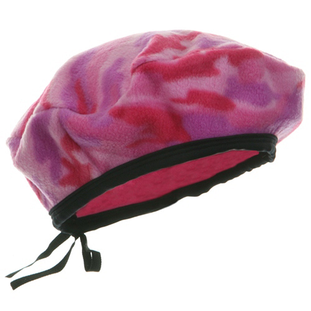 Camo Fleece Beret