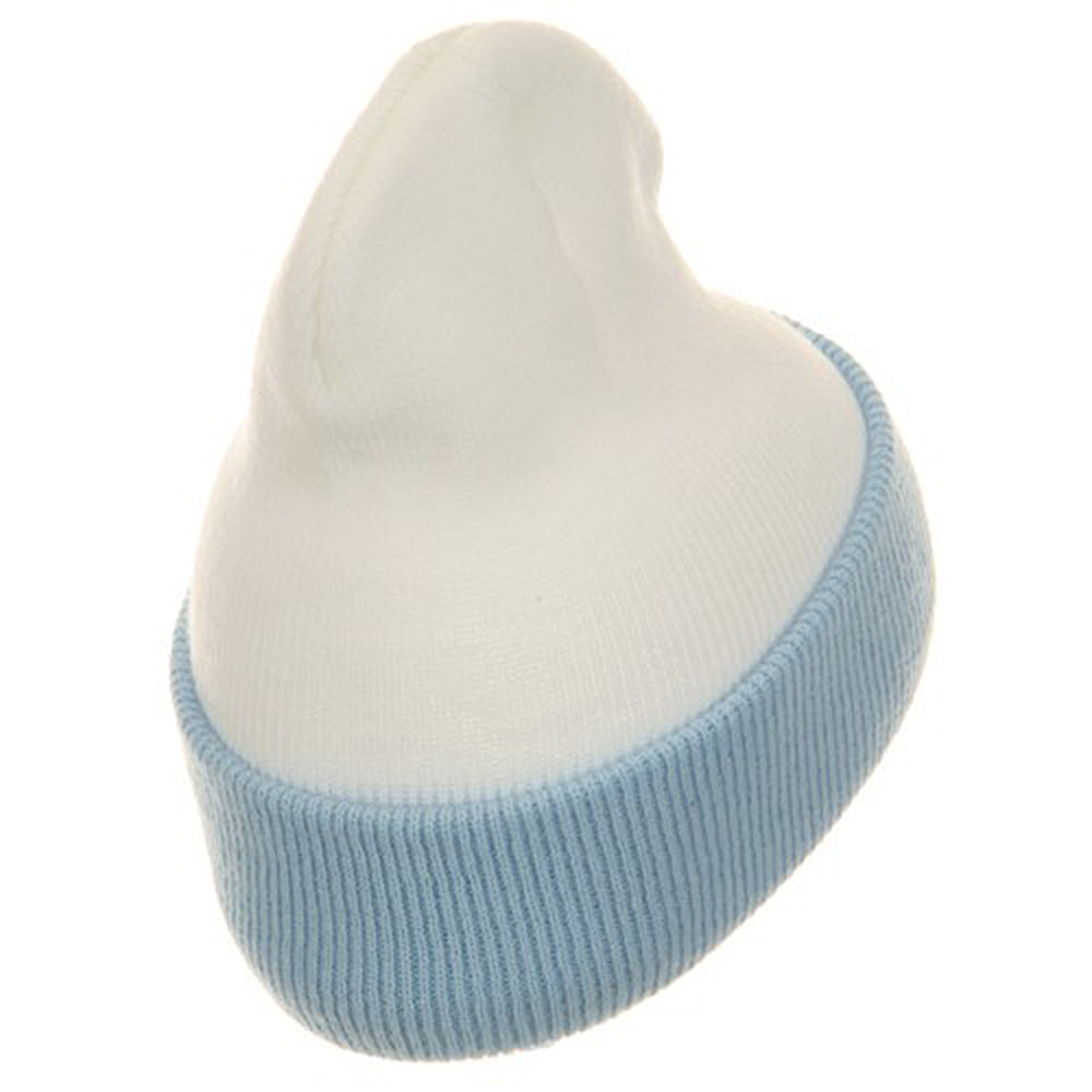 Two Tone Cuff Beanie USA