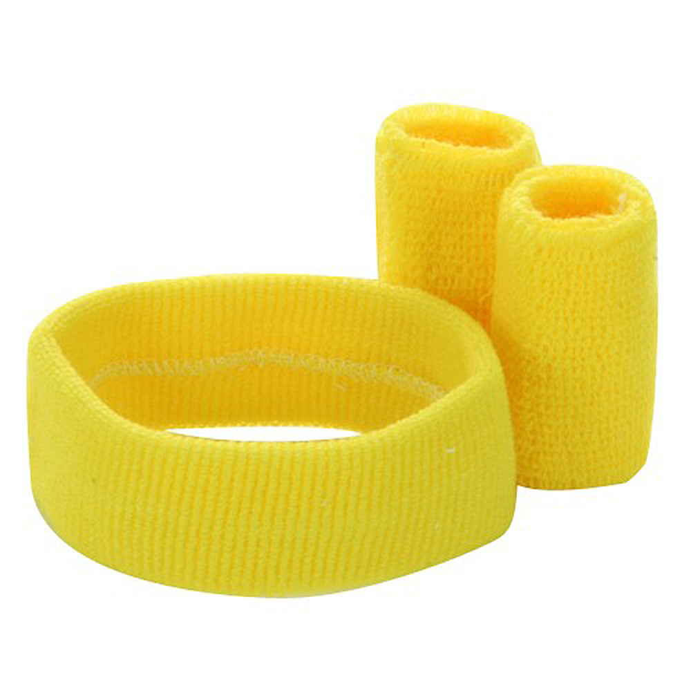 Solid Color Head and Wrist Band Set