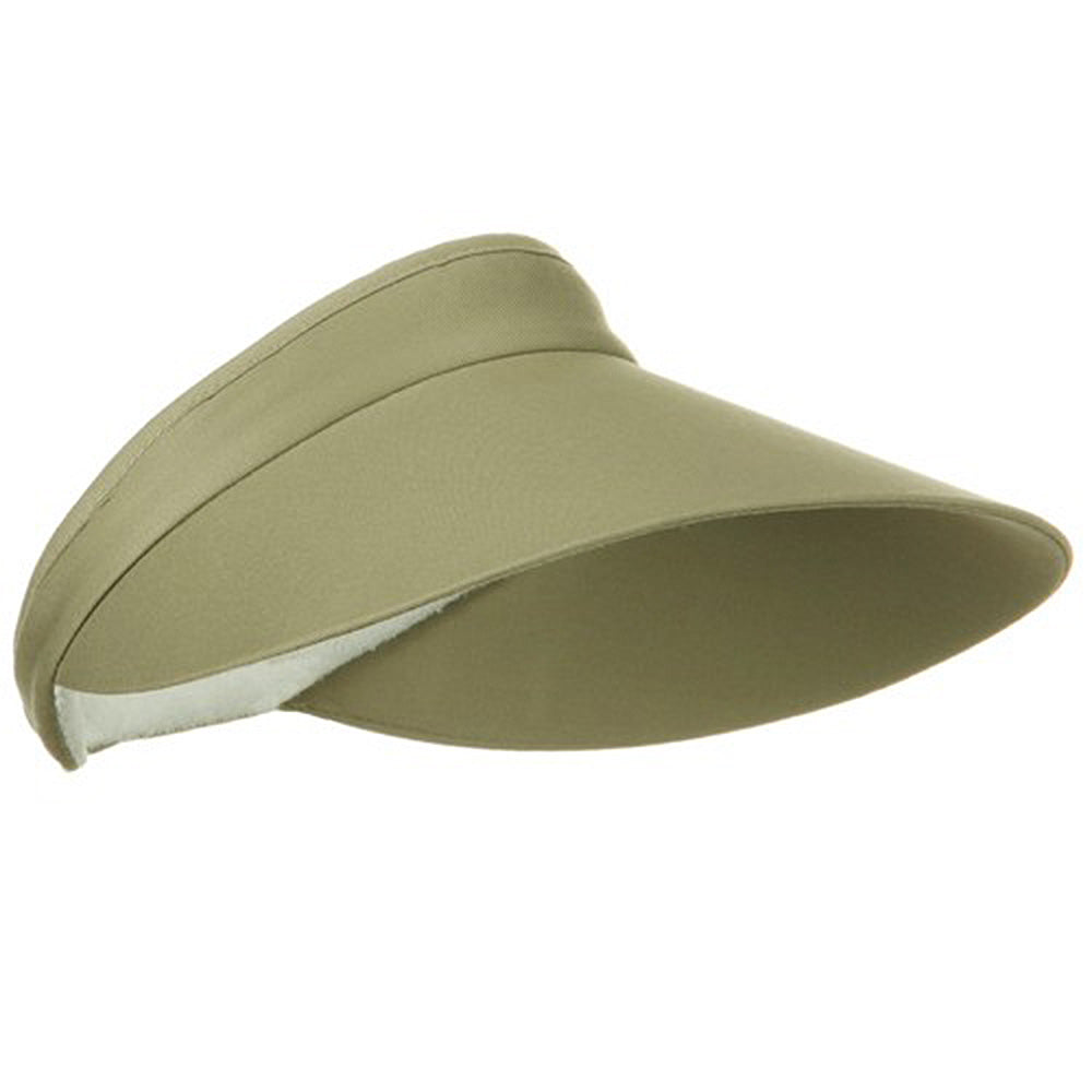 Large Peak Twill Clip Ons