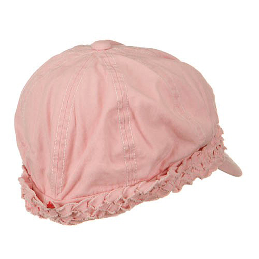 Ladies Brushed Canvas Newsboy Hat