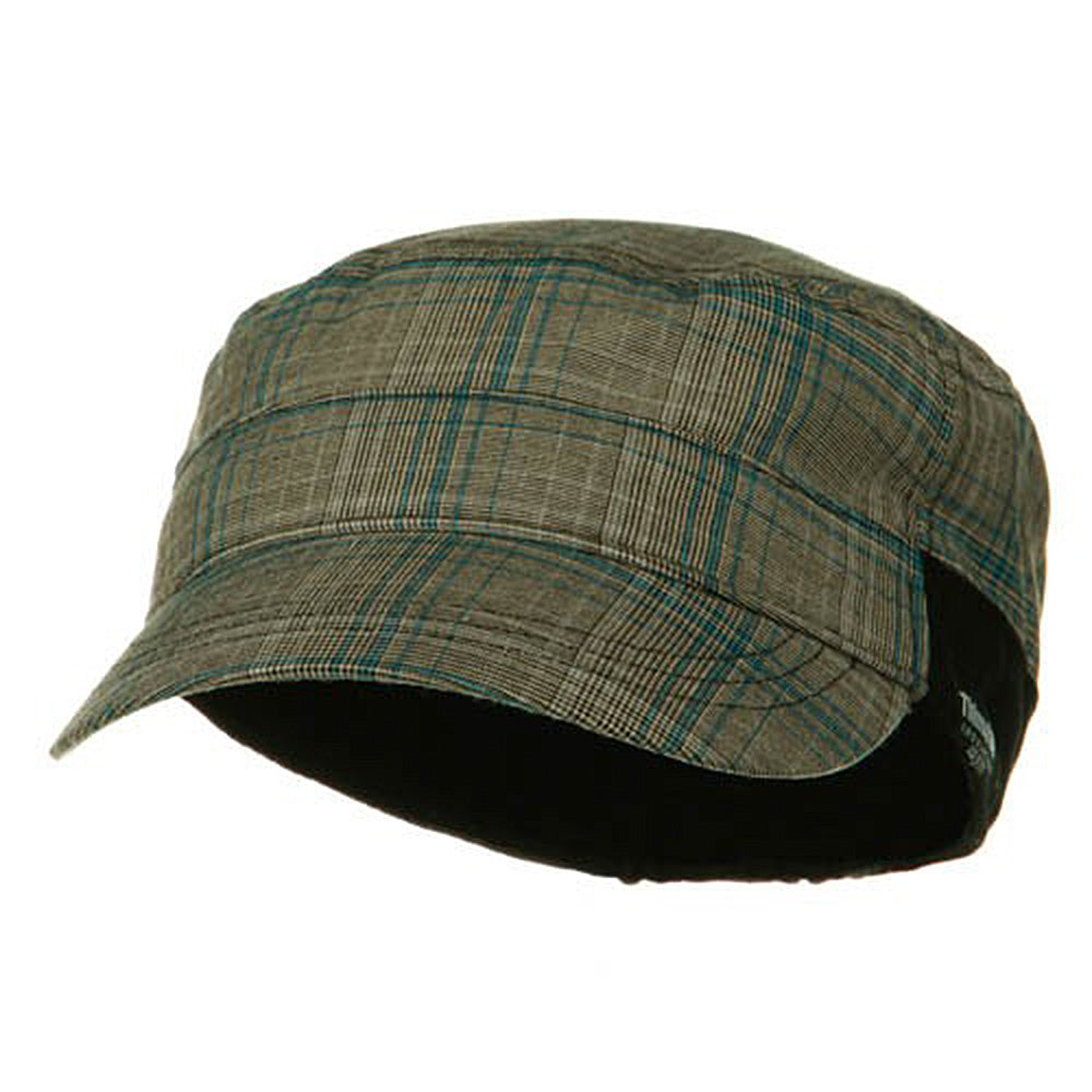 Fashion Plain Insulation Lining Army Cap