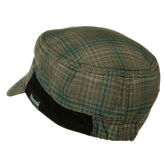 Fashion Plain Insulation Lining Army Cap
