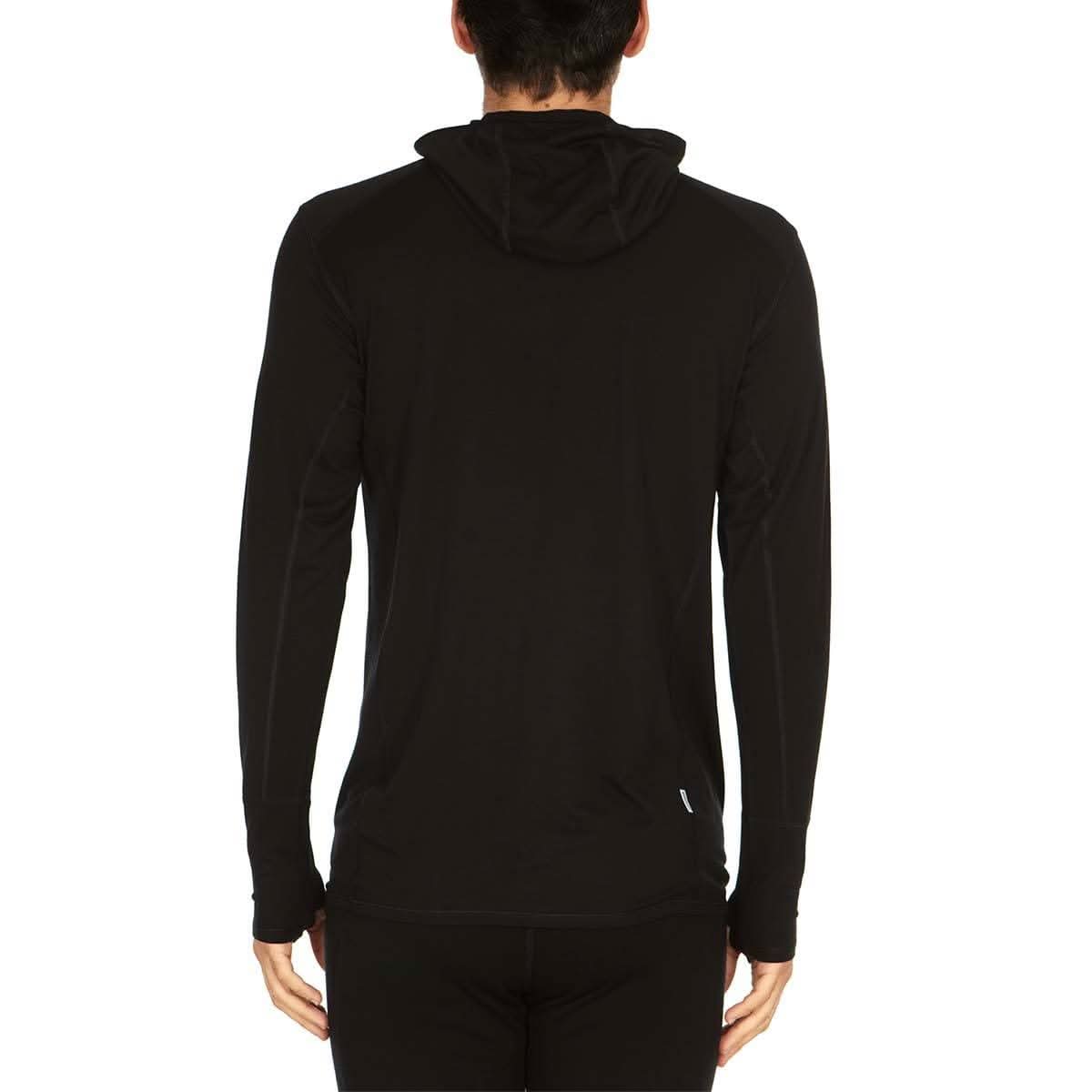 Men's Wool 1/4 Zip Merino Sun Hoodie - Microweight