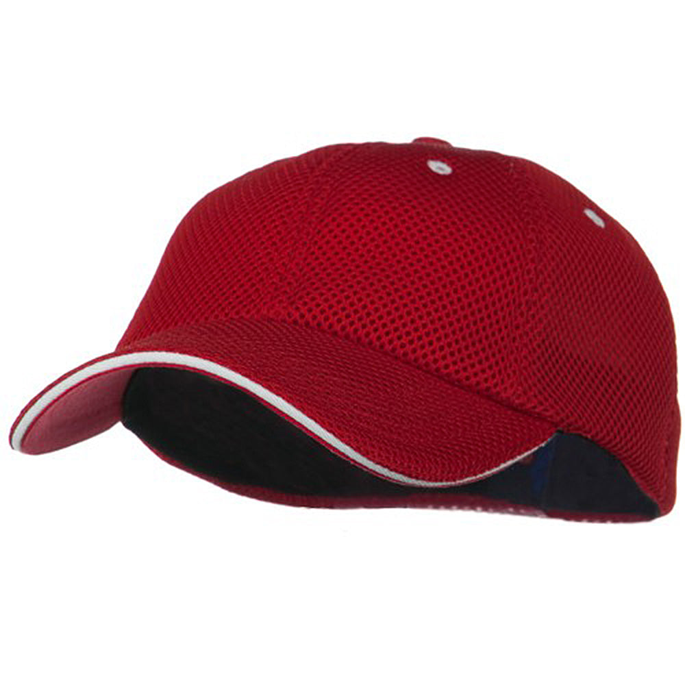 Deluxe Mesh Sandwich Bill Fitted Cap