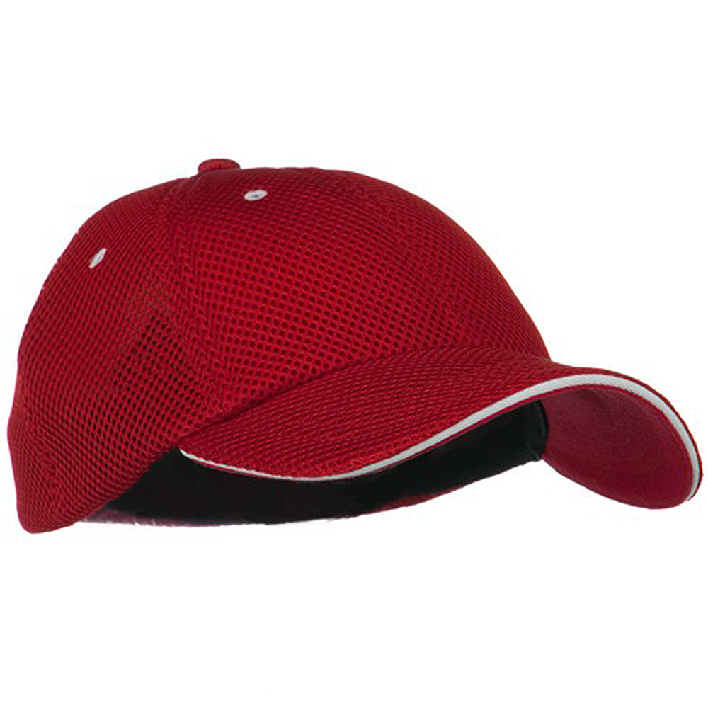Deluxe Mesh Sandwich Bill Fitted Cap