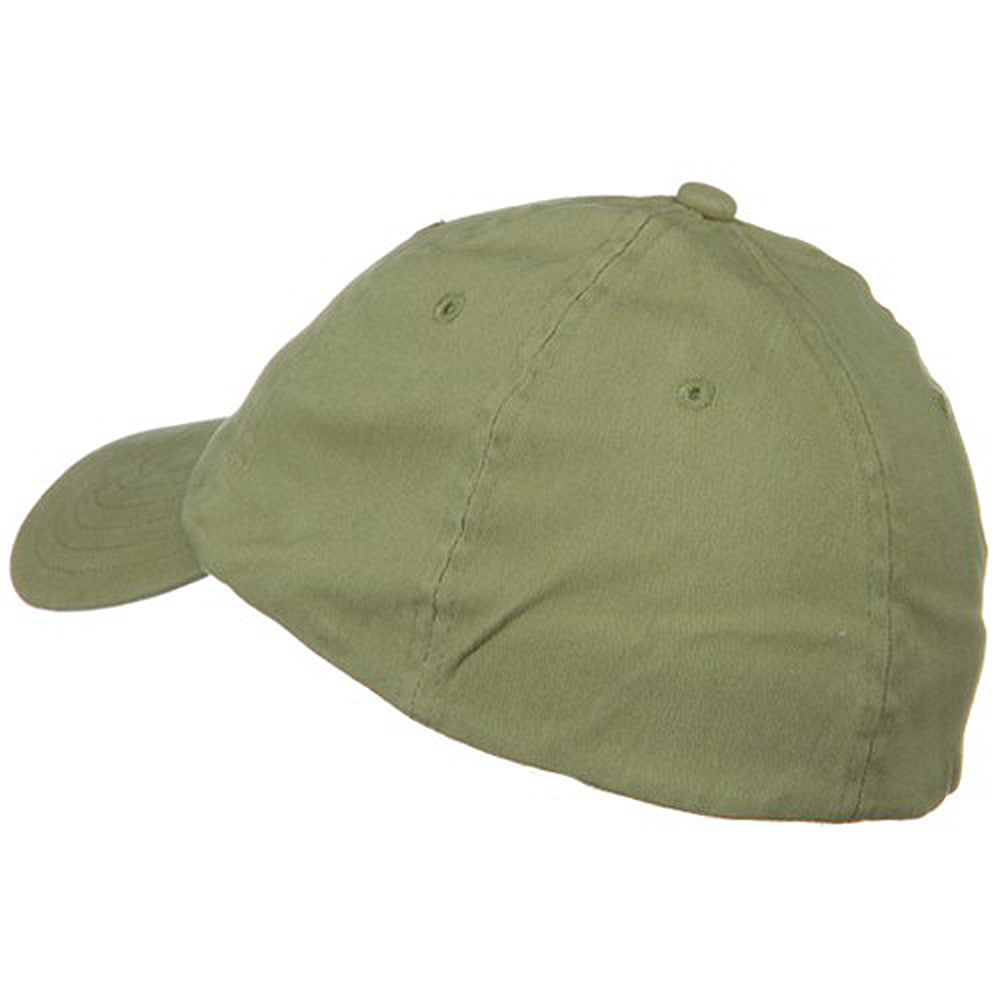 Light Brush Twill Fitted Cap