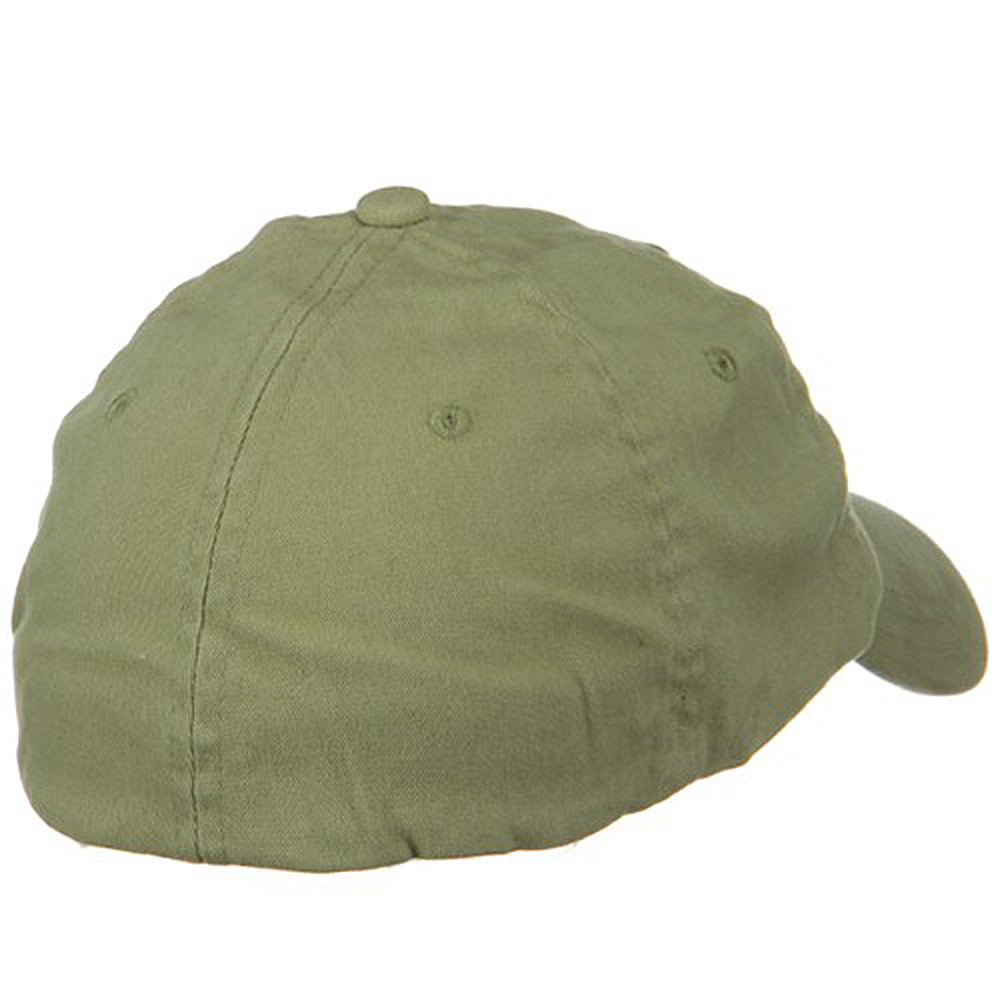Light Brush Twill Fitted Cap