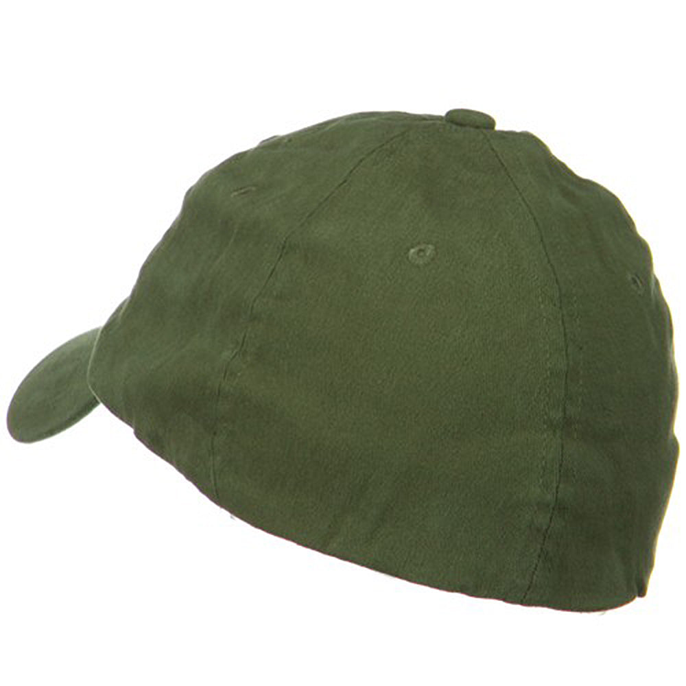 Light Brush Twill Fitted Cap