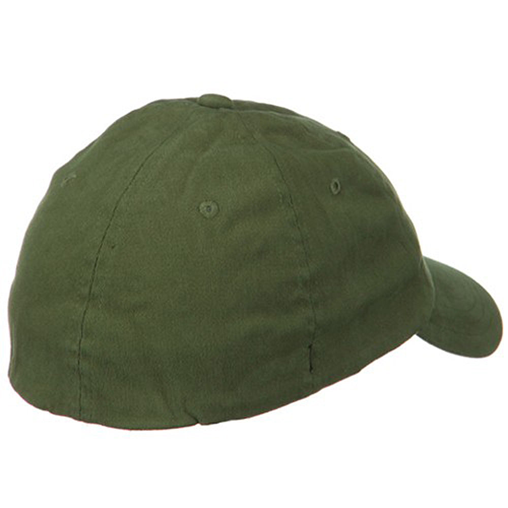 Light Brush Twill Fitted Cap