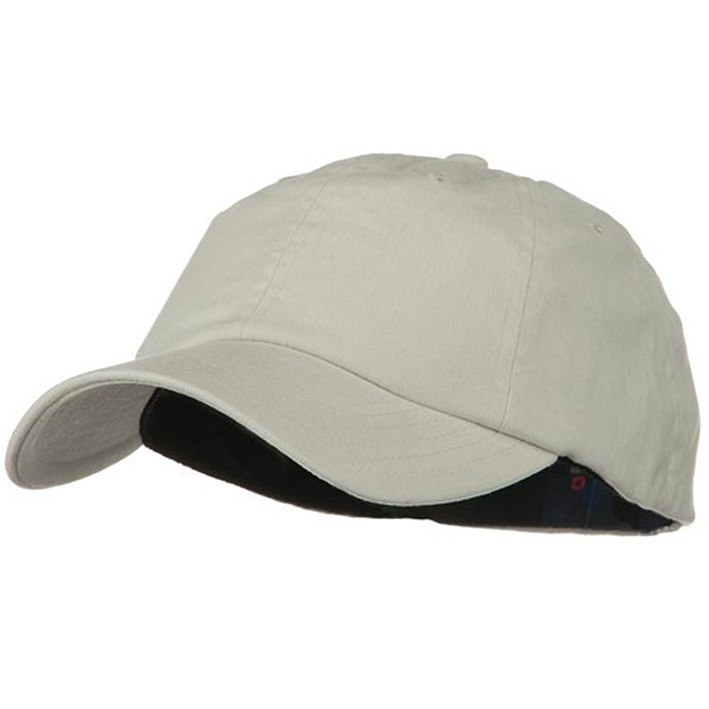 Light Brush Twill Fitted Cap
