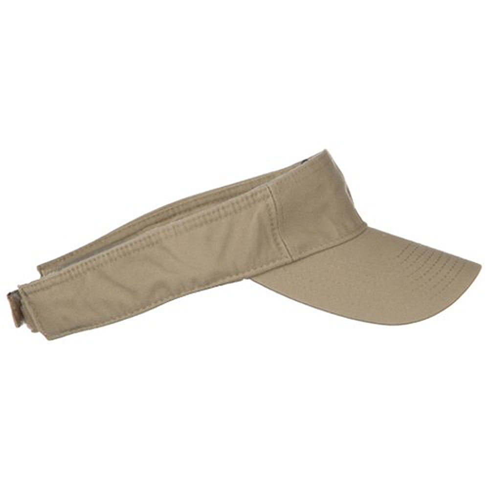 Pro Style Cotton Twill Washed Visor