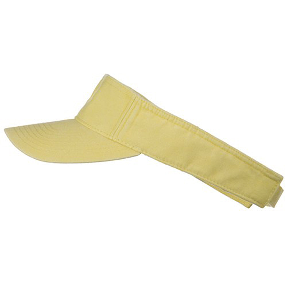 Pro Style Cotton Twill Washed Visor