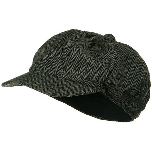 Steampunk Herringbone Drive Cap