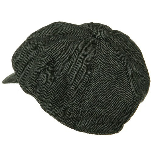 Steampunk Herringbone Drive Cap