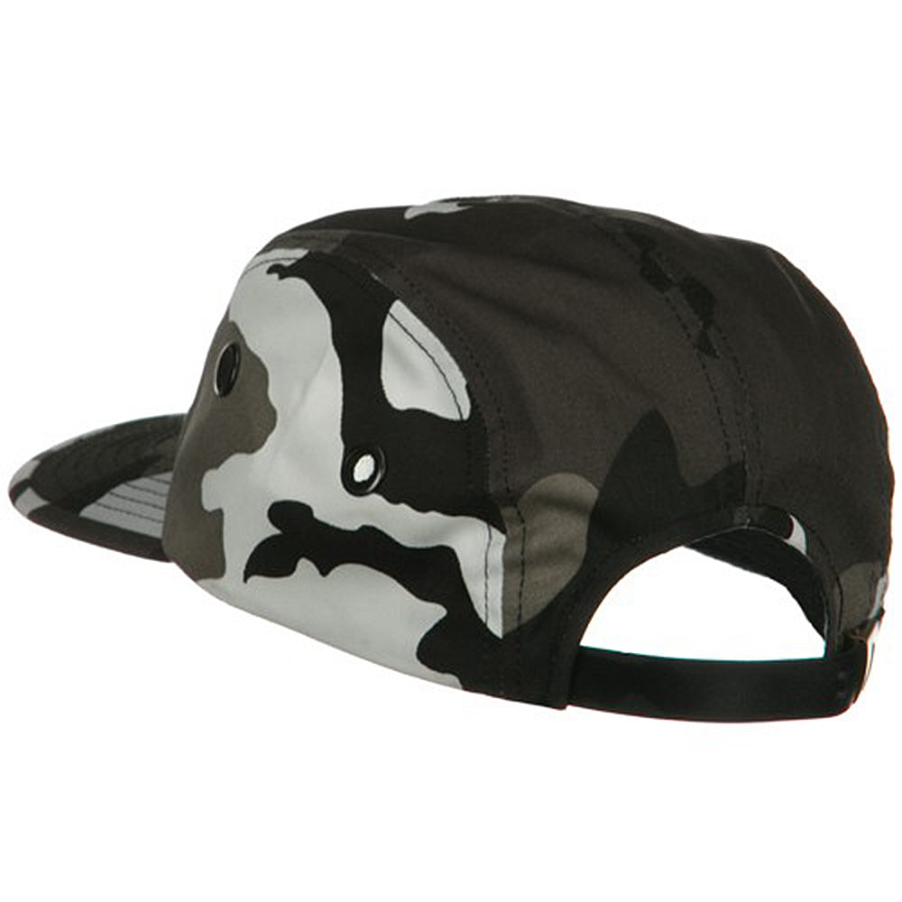 5 Panel Camouflage Twill Cap