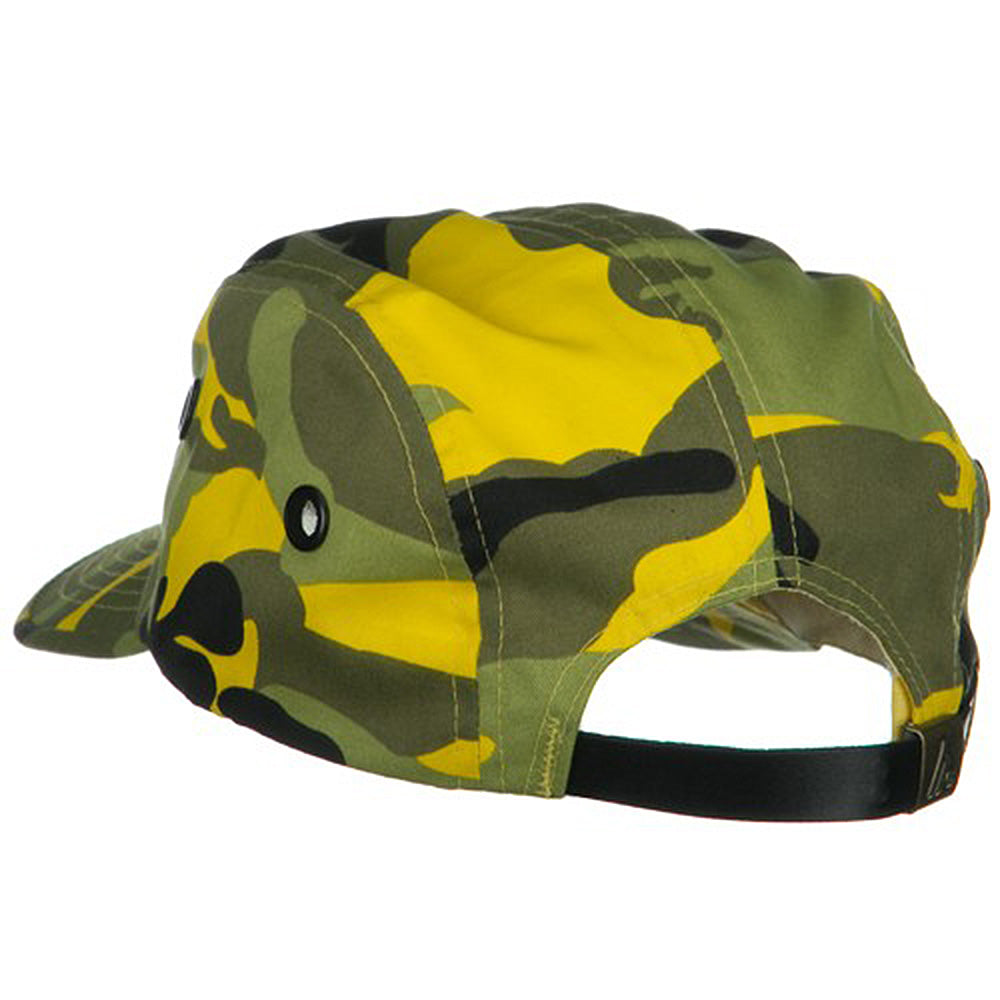 5 Panel Camouflage Twill Cap