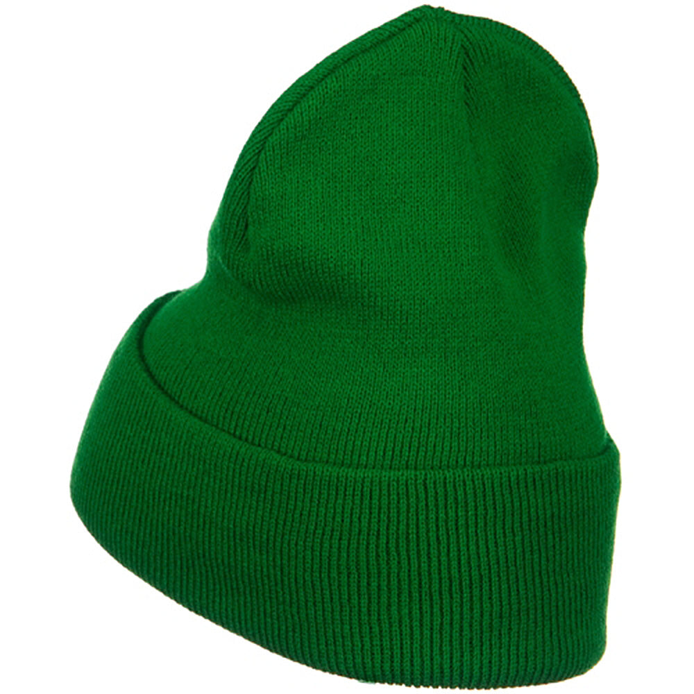 Big Stretch Plain Cuff Long Beanie