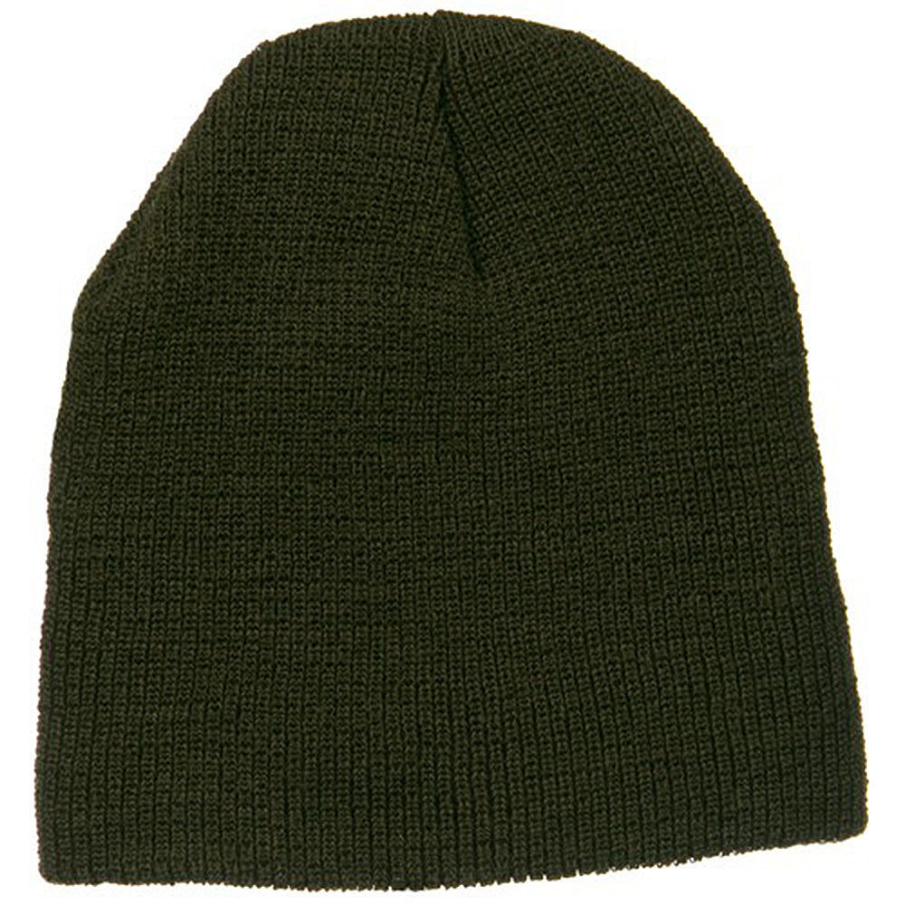 Stretch Heavy Wool Military XL Beanie