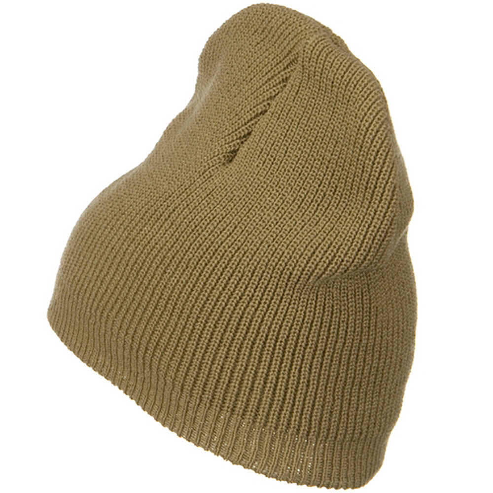 Big Size Rib Beanie with Bottom Band