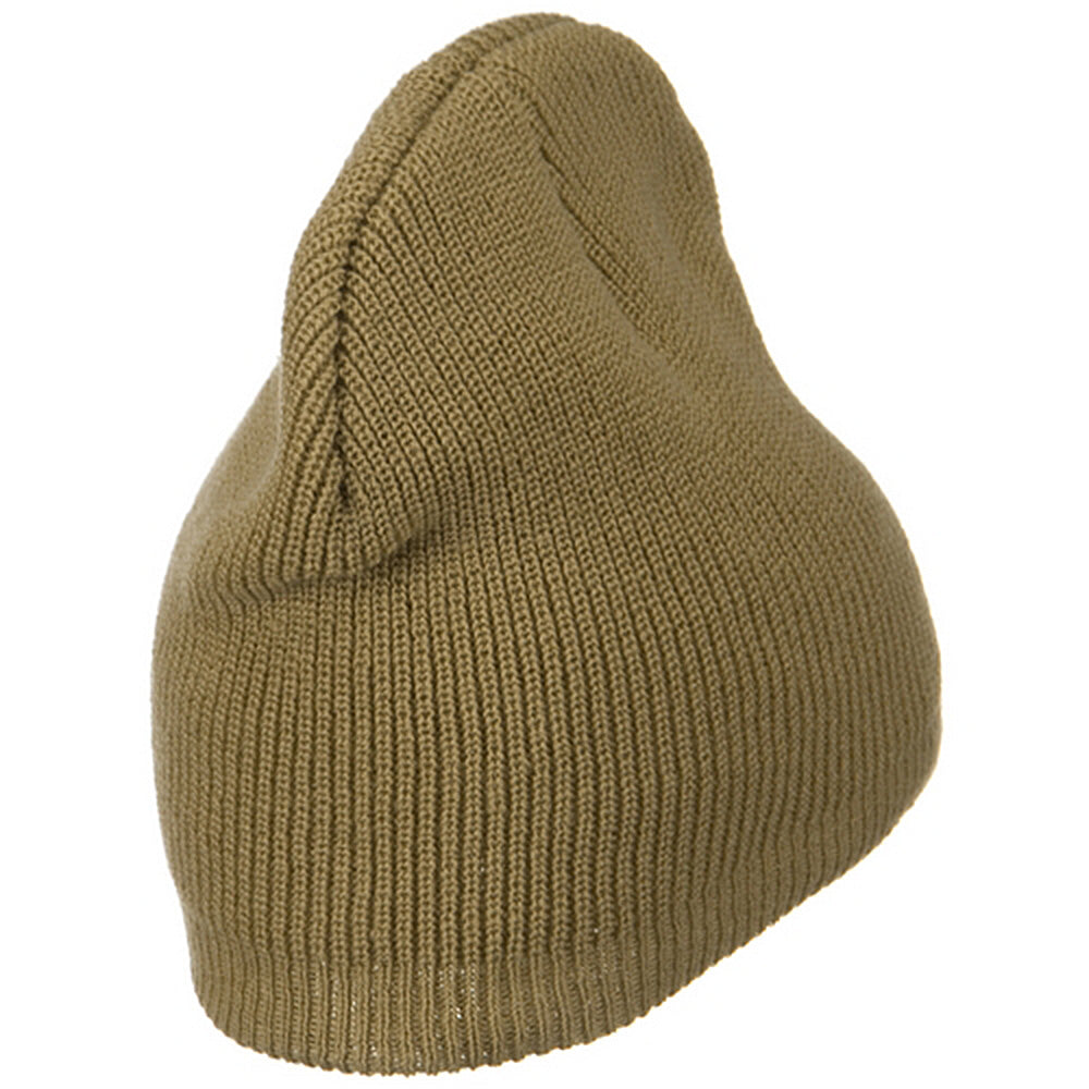 Big Size Rib Beanie with Bottom Band