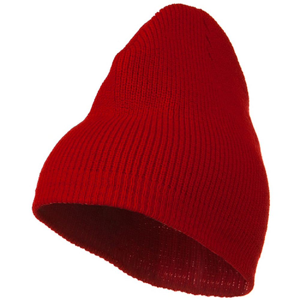 Big Size Rib Beanie with Bottom Band