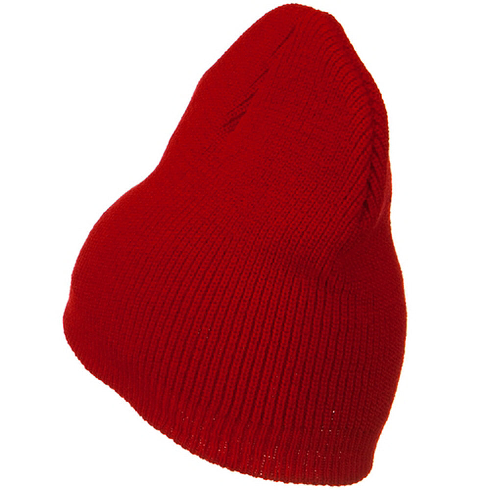 Big Size Rib Beanie with Bottom Band