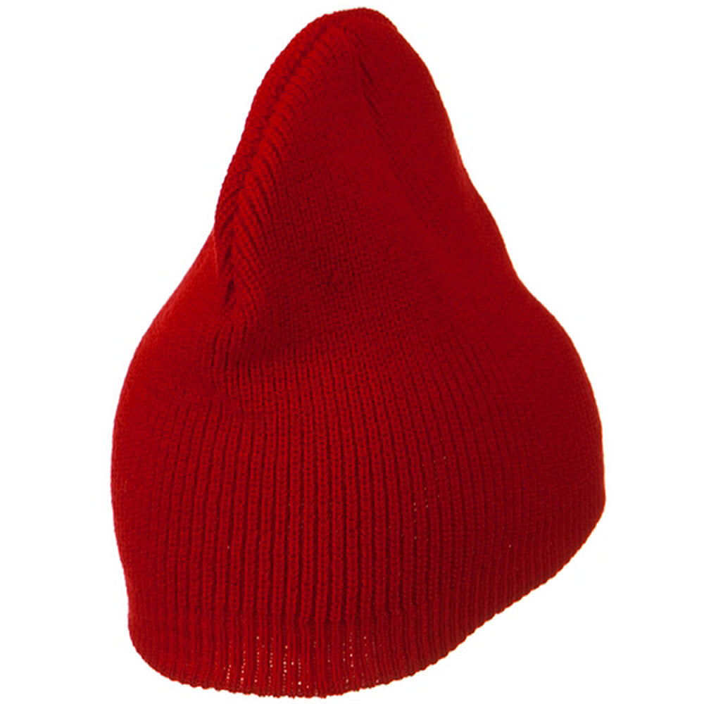 Big Size Rib Beanie with Bottom Band