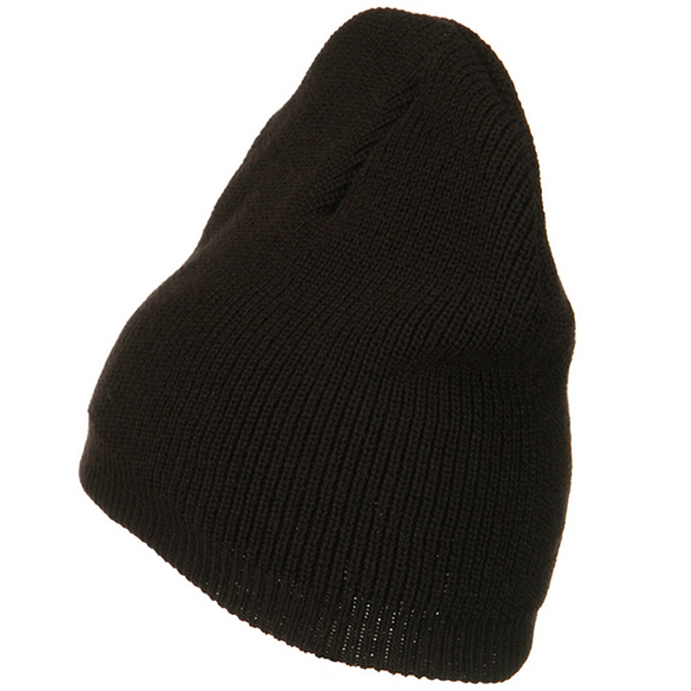 Big Size Rib Beanie with Bottom Band