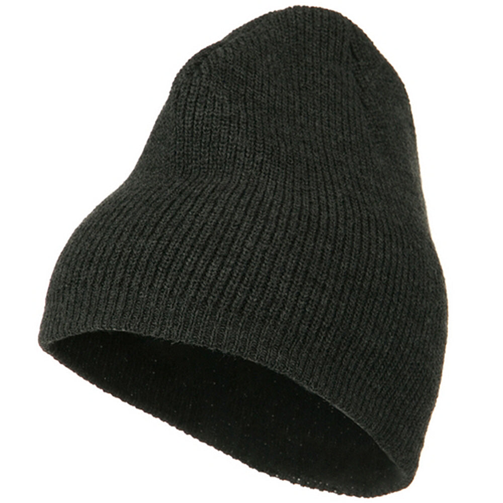 Big Size Rib Beanie with Bottom Band