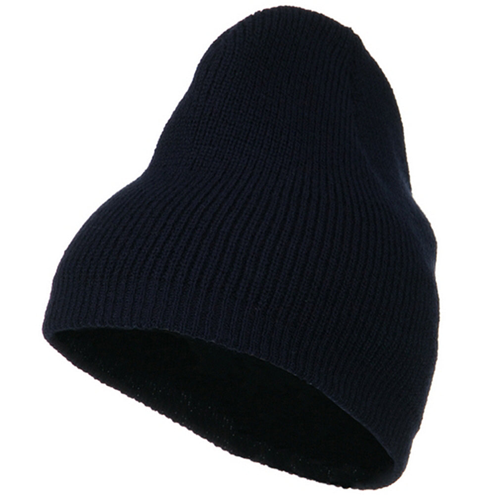Big Size Rib Beanie with Bottom Band