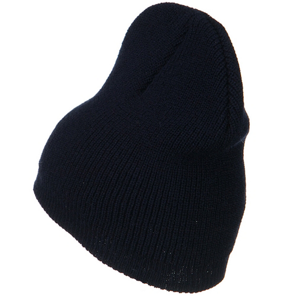 Big Size Rib Beanie with Bottom Band