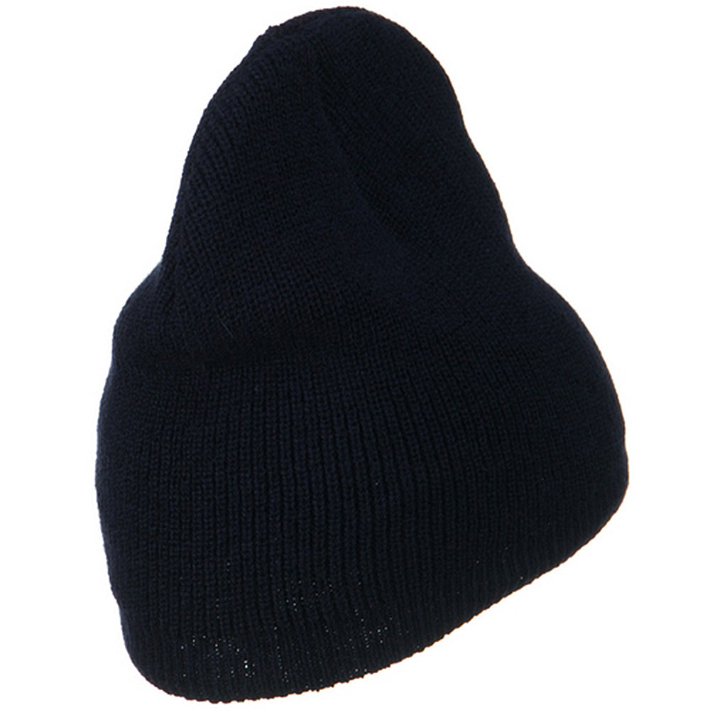 Big Size Rib Beanie with Bottom Band