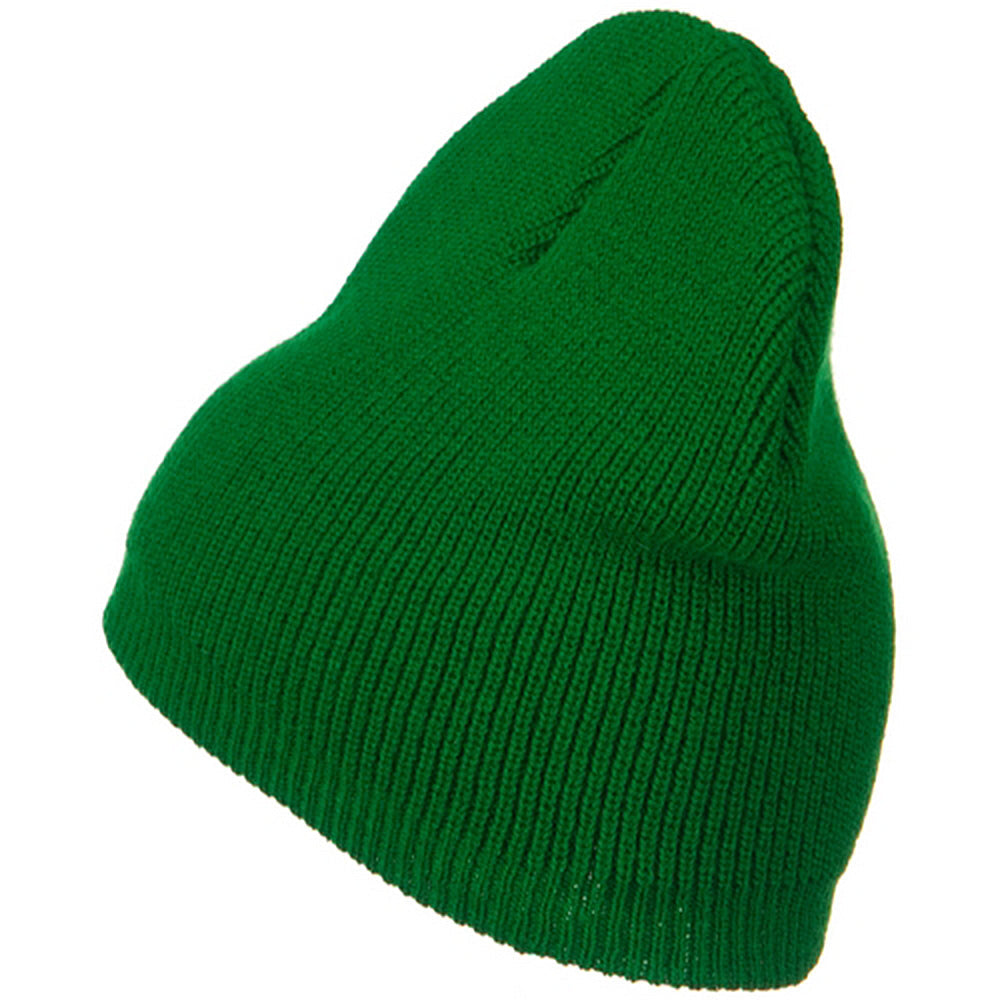 Big Size Rib Beanie with Bottom Band