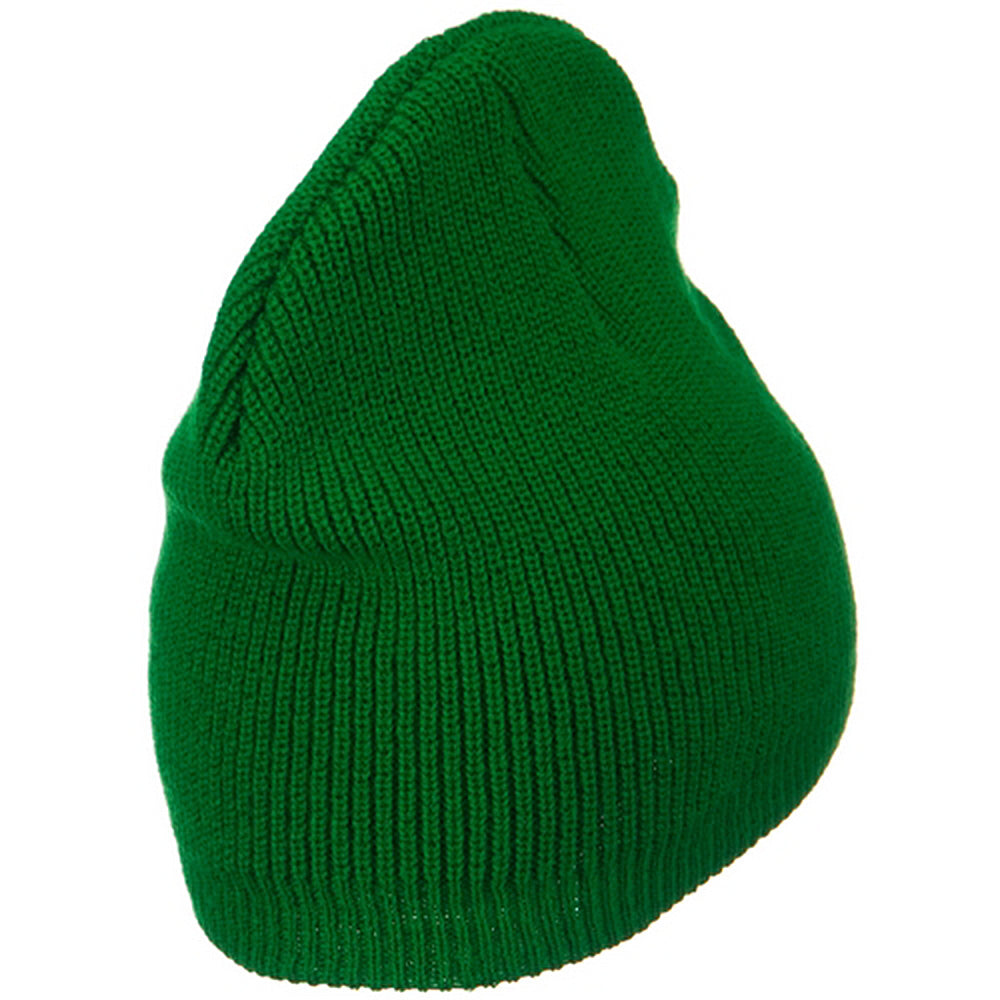 Big Size Rib Beanie with Bottom Band