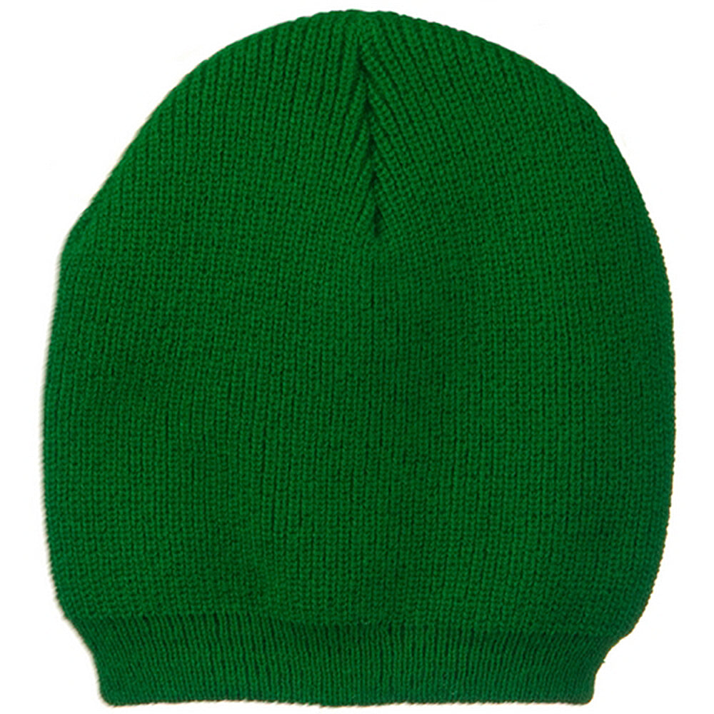 Big Size Rib Beanie with Bottom Band