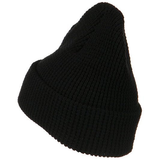Big Stretch Waffle Stitch Cuff Beanie