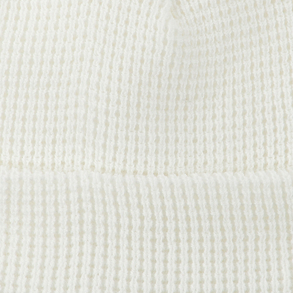 Big Stretch Waffle Stitch Cuff Beanie