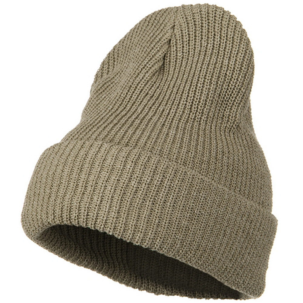 Eco Cotton Ribbed XL Cuff Beanie