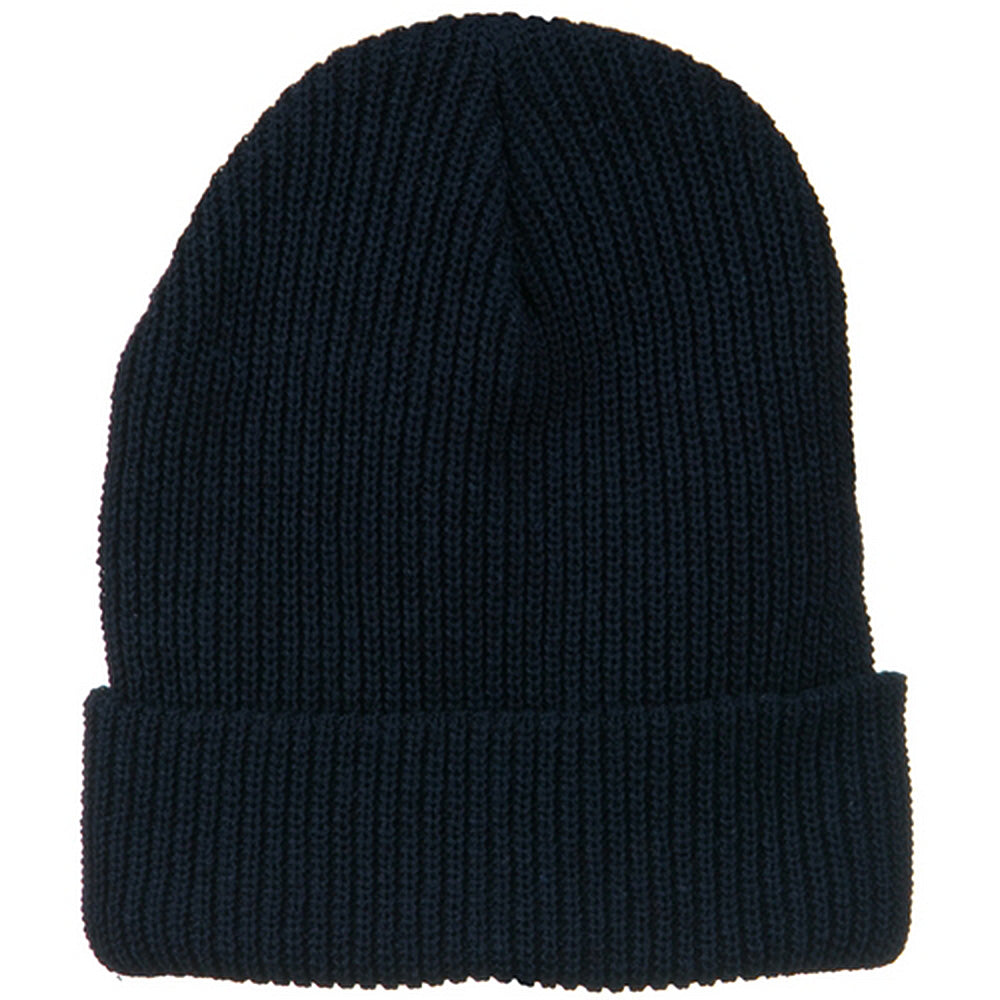 Eco Cotton Ribbed XL Cuff Beanie