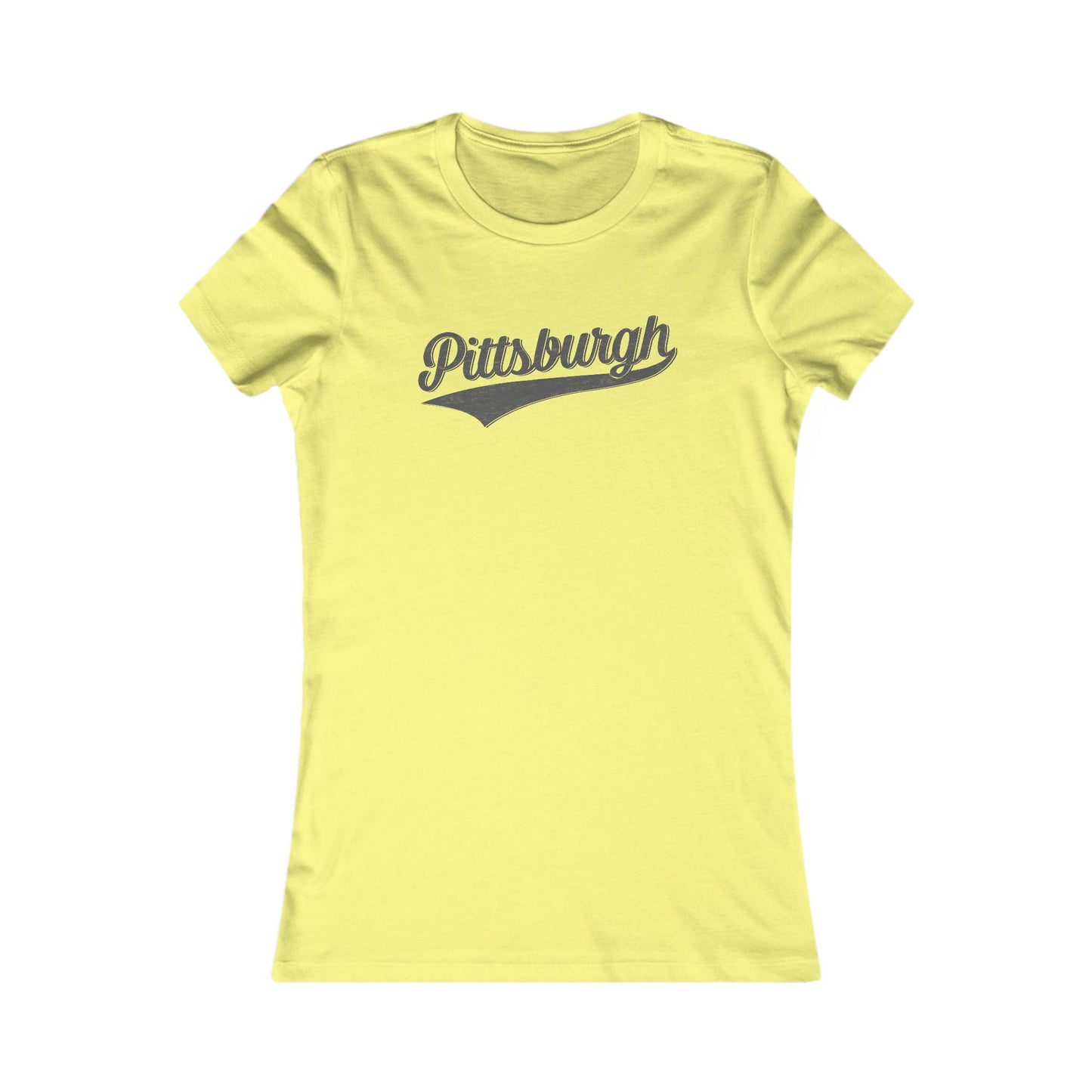 Pittsburgh Varsity Retro Women's Slim Feminine Fit T-shirt