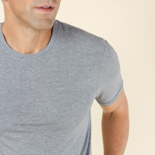 The Rock Solid | Mild Grey SleepDeep™ Men’s Pajama Shirt