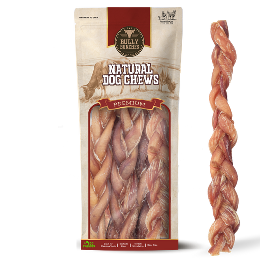 12 Inch Thick Braided Bully Stick
