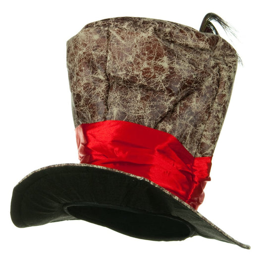 Top Hats - Brown Red
