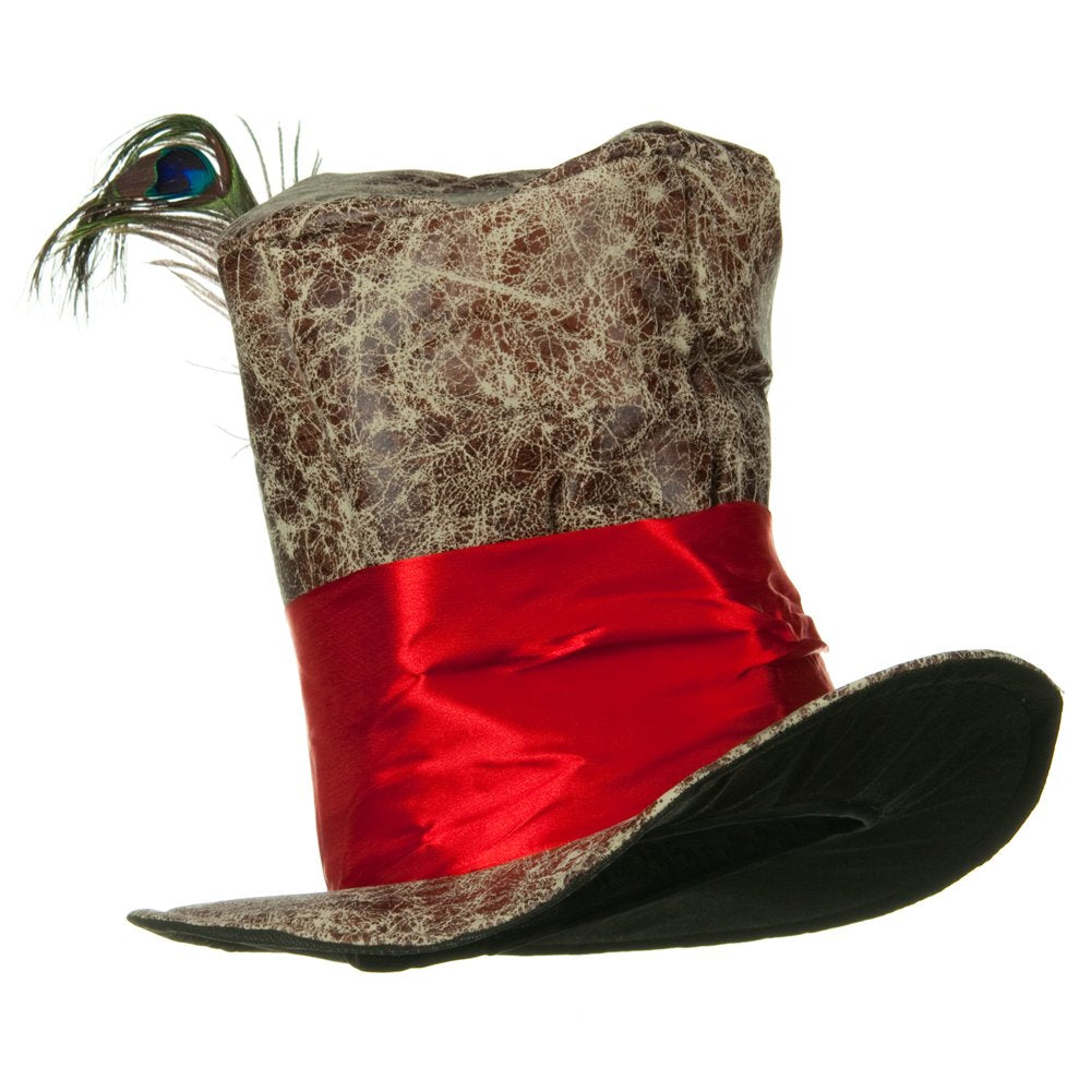 Top Hats - Brown Red